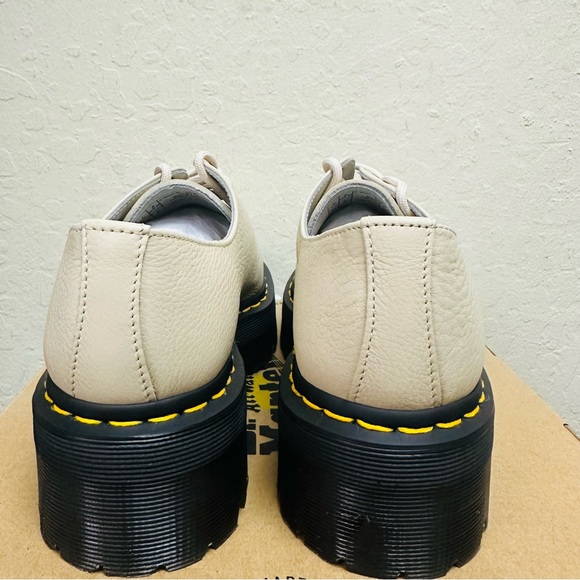 dr martens 1461 quad II PISA LEATHER PLATFORM SHOES - Picture 3 of 9